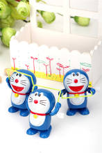 Super Funny Jingle Cat Doraemon Rope Skipping Wind Up Toy for Kids Christmas or Birthday Gift Clockwork Toy 2024 - buy cheap