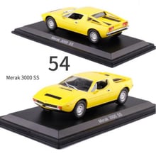 Escala 1:43 rato de corrida clássico, carro de rally clássico com visor e tampa transparente, veículos de brinquedo fundido 2024 - compre barato