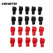 20 pcs Kits de Cobertura Em Forma De Tubo de Isolamento Da Bateria Do Terminal Botas Preto Vermelho 2024 - compre barato