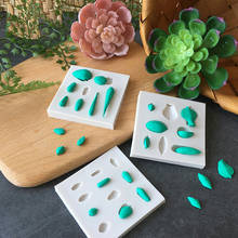 DIY 1pc 3d succulents plants silicone mold cake decorate Fondant Chocolate Cookie Baking Molds 2024 - buy cheap