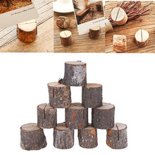 Soporte de madera para tarjetas de boda, soporte con forma de cubo, número, nombre, soporte de mesa para decoración, 5BB5618, 10 Uds. 2024 - compra barato