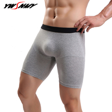 Calzoncillos Bóxer antifricción para Hombre, ropa interior Sexy, pantalones cortos, ropa deportiva, novedad 2024 - compra barato