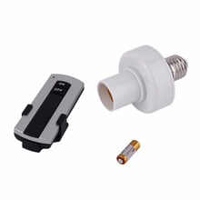 Professional E27 Screw Wireless Remote Control Light Lamp Bulb Holder Bases Cap Socket Switch Lamp Accessories On Off 220V 2024 - buy cheap