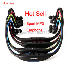 Спортивные стереонаушники dawupine E801 с MP3-плеером, поддержка TF-карты, беспроводная гарнитура, наушники 2024 - купить недорого