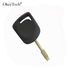 OkeyTech 1 шт. Чехол для автомобильного ключа для Ford Focus Mondeo Escort Fiesta Transit Fusion чехол для ключа Сменный Чехол для ключа необработанное лезвие 2024 - купить недорого