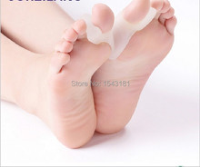 2pcs/pair Soft Silicone Gel Toe Separators Straightener Bunion Protector thumb valgus pro Bunion adjuster free shipping 2024 - buy cheap