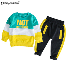 Toddler Girl Clothes Sets 2019 New Spring Boys Clothes Sets Christmas Outfits Long Sleeve Boys Sport Suit Sets Children Clothing 2024 - buy cheap