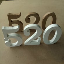 1Pcs Home Decor Wooden Number 0-9 Wood Numbers Wedding Birthday Party Decoration DIY Handcraft Ornaments Party Supplies 6Z 2024 - buy cheap
