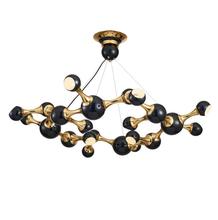 Postmodern retro industrial chandelier cafe restaurant living room modern minimalist creative personality magic bean chandelier 2024 - buy cheap