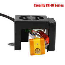 Creality 3D-Kits de extrusora completamente ensamblados, 2 ventiladores + cubierta de ventilador, conexiones de aire, Kits de boquilla para piezas de impresora 3D de la serie CR-10 2024 - compra barato