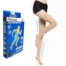 Findcool Thihg Compression Stockings 20-30 mmHg Closed Toe Silicone Band Support Hose Graduated Compression 2024 - buy cheap