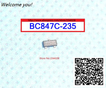 Transistor de BC847C-235 npn 45v 100ma sot23 bc847c 847 bc847 50pcs 2024 - compre barato