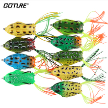 Goture High Quality Soft Fishing Lure Wobbler Frog 5.5cm/12.1g Topwater Artificial Bait For Bass Snakehead Fishing Pesca 2024 - buy cheap