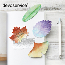 New Kawaii Natural Plant Leaf Sticky Note Memo Pad Post Note Office Planner Sticker Paper Decoration Stationery School Supplies 2024 - buy cheap