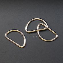 20pcs/lot 1"(25mm) Nickel Plated D Ring Semi Ring Ribbon Clasp Knapsack Belt Buckle 2024 - buy cheap