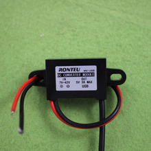 Módulo de fuente de alimentación para vehículo, fuente de alimentación de 12V, 5V, 24V, DC-DC, buck, USB 2024 - compra barato