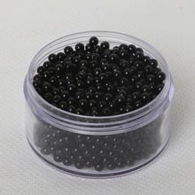 Wholesale 4mm 29g(1000pcs) Black Round Imitation Pearl Plastic Acrylic Beads for DIY women Jewelry Bead Bracelet Necklace Crafts 2024 - buy cheap