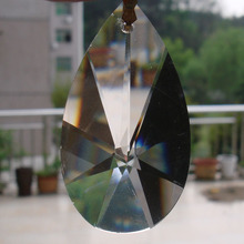 40pcs/lot  76mm  crystal glass chandelier prism free shipping machine cut pendant 2024 - buy cheap