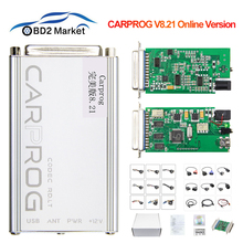 Carprog-versão on-line v8.21, conjunto completo de ferramenta de ajuste de chip ecu, ferramenta de reparo de carros carprog v10.93, 21 adaptadores, programador de restauração de airbag 2024 - compre barato