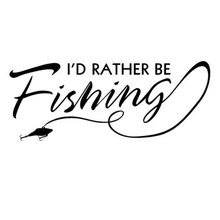 16.5CM*6.6CM Car Window Decal Outdoor Fishing Fish Outside River Car Sticker Vinyl Decal Decorate Sticker Black Sliver C8-0734 2024 - buy cheap
