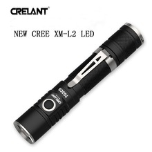 Crelant 7G3CS 960 Lumens EDC Flashlight Cree XM-L2 LED Lamp Torche Lantern Led Flashlight 18650 Torch with Side SWitch 2024 - buy cheap