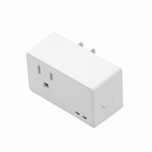 20 peças tomada inteligente eua mini wifi, tomada inteligente sem fio de controle remoto com alexa e google assistente 2024 - compre barato