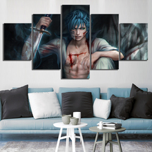 Home Decor Canvas Picture 5 Piece BLACH Grimmjow Animation Painting Poster Wall For Home Canvas Painting Wholesale 2024 - buy cheap