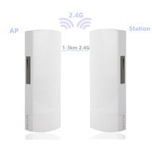 2 pieces 1-3km 300 Mbit open 2.4G wireless access point router Wi-Fi bridge device wifi extender dual band  repeater 2024 - buy cheap