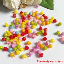 300pcs/lot Mixed color About 5-6mm Mini Tiny Buttons Plastic Sewing 2 Holes Button Embellishments Scrapbooking Cardmaking 2024 - buy cheap