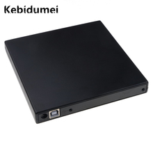 Kebidumei 12.7mm Slim Portable Optical Drive Case Kit USB 2.0 External Mobile Enclosure for Laptop Wholesale 2024 - buy cheap