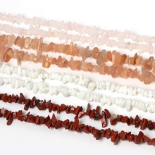 Hot Fashion 3-5mm Chips Beads Red Carnelian Apatite Howlite Olivine Coral Picture Stone 34"/String for DIY Beads Bracelet Crafts 2024 - buy cheap