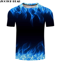 Camiseta Digital Smoky 3D para hombre, Camiseta Harajuku, Streatwear, Camiseta de manga corta, Camiseta de verano, ZOOTOPBEAR 2024 - compra barato