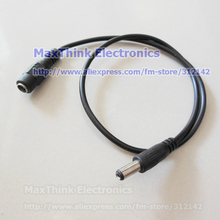 Cable de extensión de adaptador de corriente continua de 5,5mm x 2,1mm, enchufe hembra a macho, para cámara CCTV, 5,5/2,1mm F/M, 100 Uds., envío gratis 2024 - compra barato