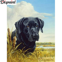 Dispaint Full Square/Round Drill 5D DIY Diamond Painting "Animal dog scenery" 3D Embroidery Cross Stitch Home Decor Gift A11945 2024 - buy cheap