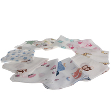 10pcs Baby Infant Towel 28*28cm Muslin Towel Handkerchiefs Two Layers Wipe Towel 2024 - buy cheap