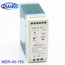 DIANQI MDR-40 12V 5V 15V 24V 36V 48V 40W Din Rail power supply ac-dc power supply unit 110V 220V for LED Strip Light 2024 - buy cheap