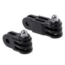 SIV New Plastic Prolong Extension Connector Adapter 3-Way Pivot Arm Helmet Mount For GoPro 5/4/3 Black Color 2018 High Quality 2024 - buy cheap