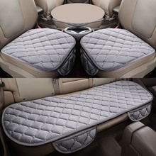 Winter Car Seat Cover Front Rear Plush Cushion Breathable Protector Mat Pad Car Accessories Universal Size 2024 - buy cheap