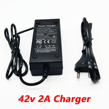 HK liitokala 36V 2A battery charger 42V 2A Charger Input 100-240V Lithium Li-ion Li-poly Charger For 10Series 36V Electric Bike 2024 - buy cheap