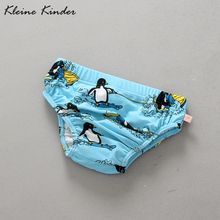 Детские плавки, детские плавки с принтом пингвина, купальный костюм для новорожденных 2024 - купить недорого