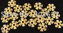 Envío Gratis 450 piezas oro antiguo flor plana espaciadores A941G 2022 - compra barato