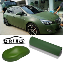 High Quality Matte Army Green Car Wrap Vinyl Film Matte Vinyl Wrap With Air Free Vehicle Wraps Size:1.52*30m/Roll 2024 - buy cheap