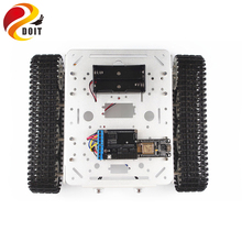 Doit kit rc t200 tanque sem fio chassi controlado por telefone android e ios com base em nodemcu esp8266 kit de desenvolvimento diy rc brinquedo 2024 - compre barato