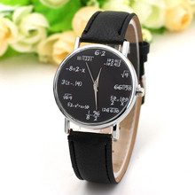 New Arrival Mathematical Equation Women Watch Leather Belt Ladies Watch Fashion Casual Clock Gift reloj mujer montre femme *Y 2024 - buy cheap