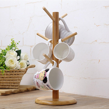 1pc Wood Mug Rack Holder Tree Coffee Cup Storage Stand Office Kitchen Organization 2024 - buy cheap
