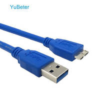 Кабель YuBeter USB 3,0 Type A to Micro B USB 3,0, сверхскоростные кабели для синхронизации данных, шнур для внешнего жесткого диска, HDD для ПК, ноутбука 2024 - купить недорого