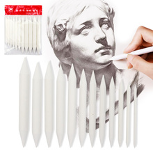 3/6/8/12 Pcs Double Head Durable Art Drawing Tool Pastel New Blending Smudge Tortillon Material Escolar Sketching Paper Pencil 2024 - buy cheap