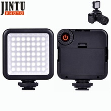 Jintu Mini W49 49 LED Video Light Camera Lamp Light Photo Lighting For Cannon/For Nikon/For Sony Camera or Camcorder smartphone 2024 - buy cheap