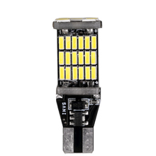 Luz de reserva para estacionamento, 1x t15 w16w 921 45 smd led 4014 carro auto canbus luz de led t15 sem erros 2024 - compre barato