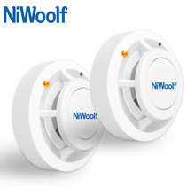 Niwoolf Wireless Fire Protection Smoke Detector Portable Alarm Sensors For Home Security Alarm System In Our Store 2024 - buy cheap